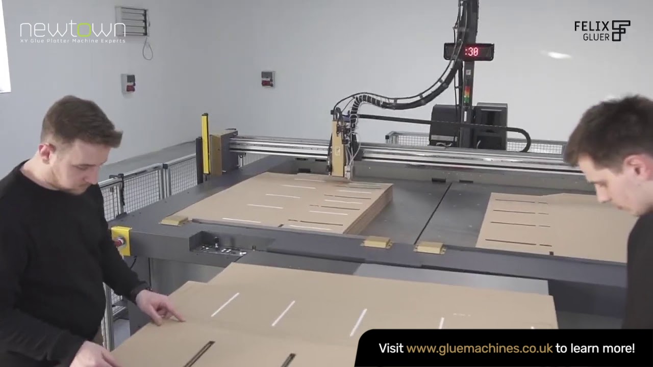 FELIX GLUER&reg; - XY Glue Plotter Table (CNC Gluer) #glueplotter #cncgluer #xygluer