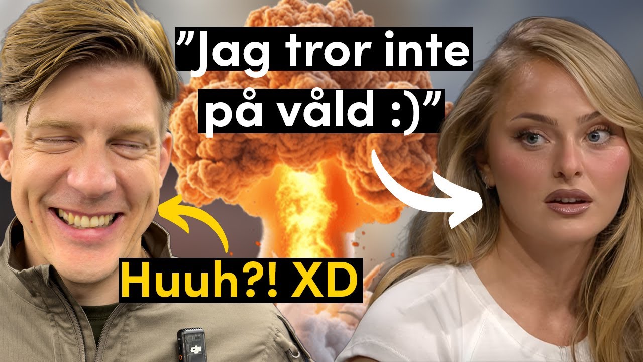 Stridspilot Reagerar på Influencers som Vill Fly Sverige (Skavlan)