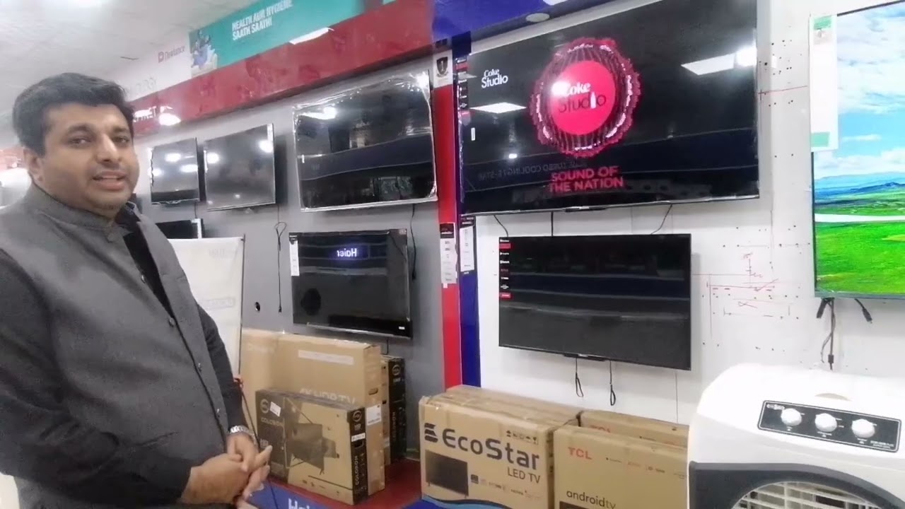 Dawlance Canvas 65 inch LED TV Google TV hands free Google Assistant demo unbox