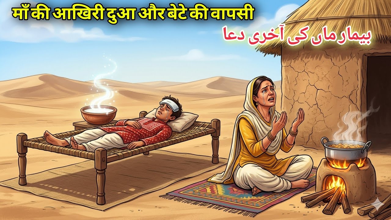 Maa Ki Aakhiri Dua Aur Bete Ki Wapsi | Beemar Ma Ki Aakhiri Dua #islamicstories #moralstory #history