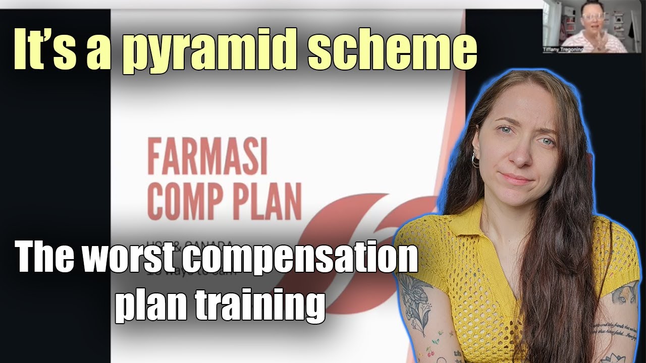 It's a pyramid scheme | The worst Farmasi compensation training | #antimlm