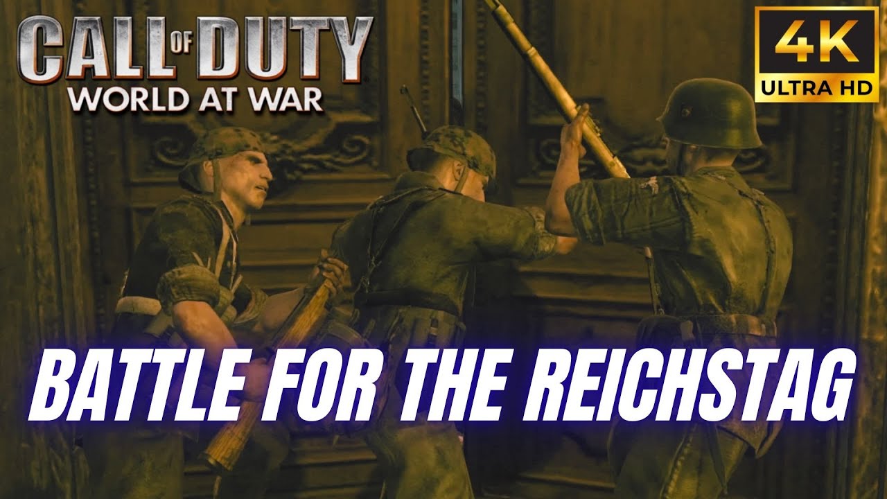 Retaking the Reichstag | Call of Duty World at War - German Campaign - Steiner's Counterattack