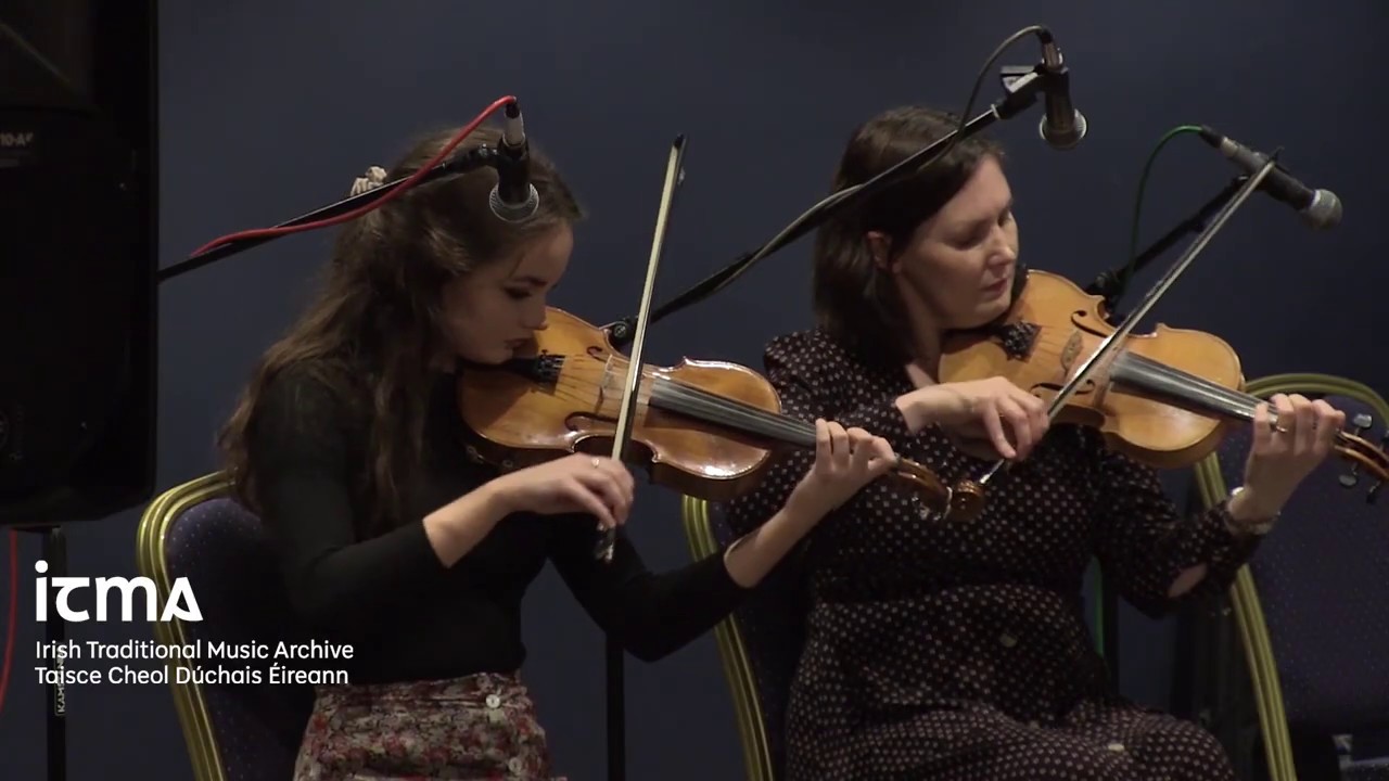 Ella & Roisin McGrory at Glenties Fiddlers Weekend 2019