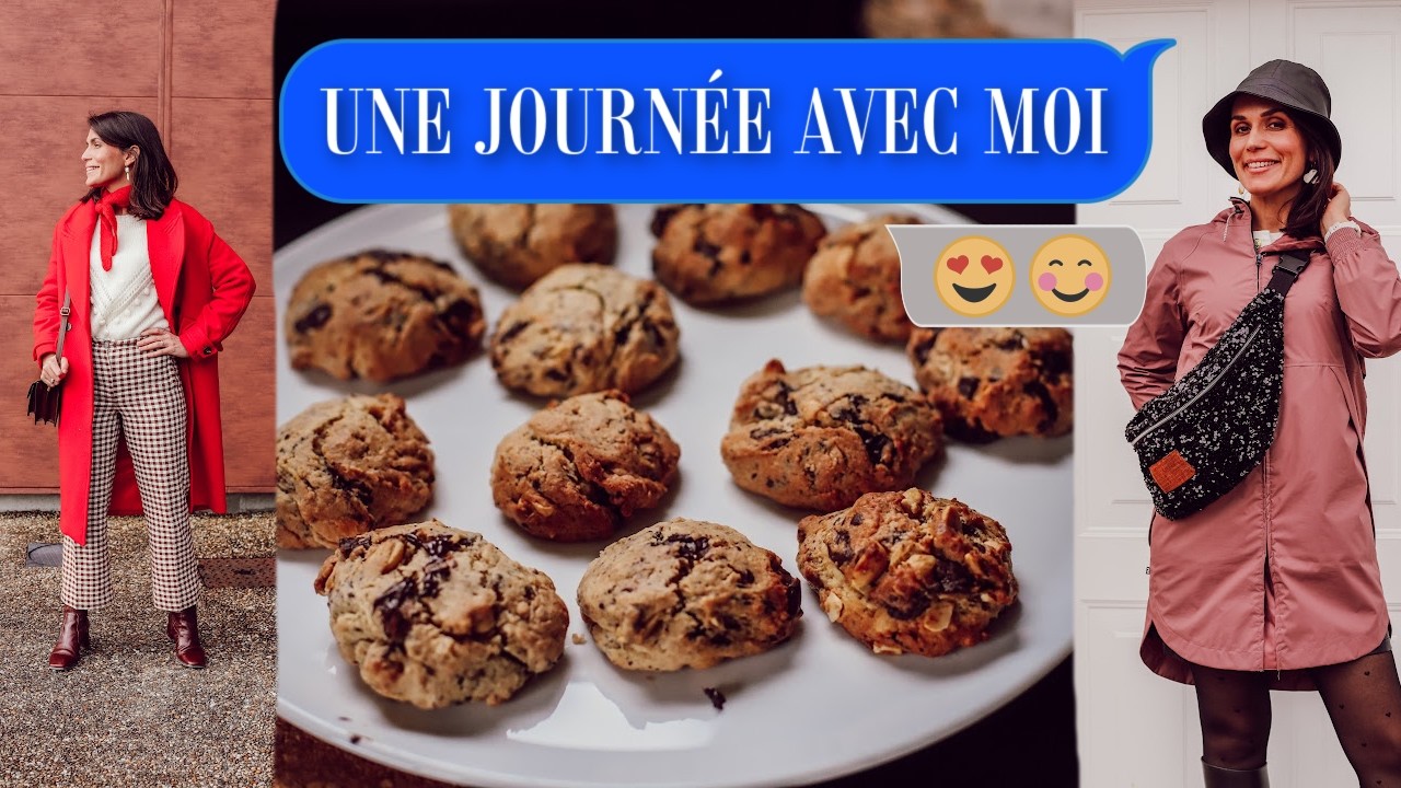 VLOG - cookies cacahuètes chocolat pour réconforter une fille enrhumée !