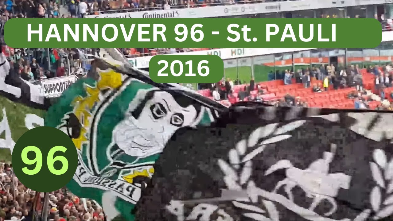 HANNOVER 96 - St. PAULI - 01.10.2016 CHOREO HANNOVER 96 FANKURVE