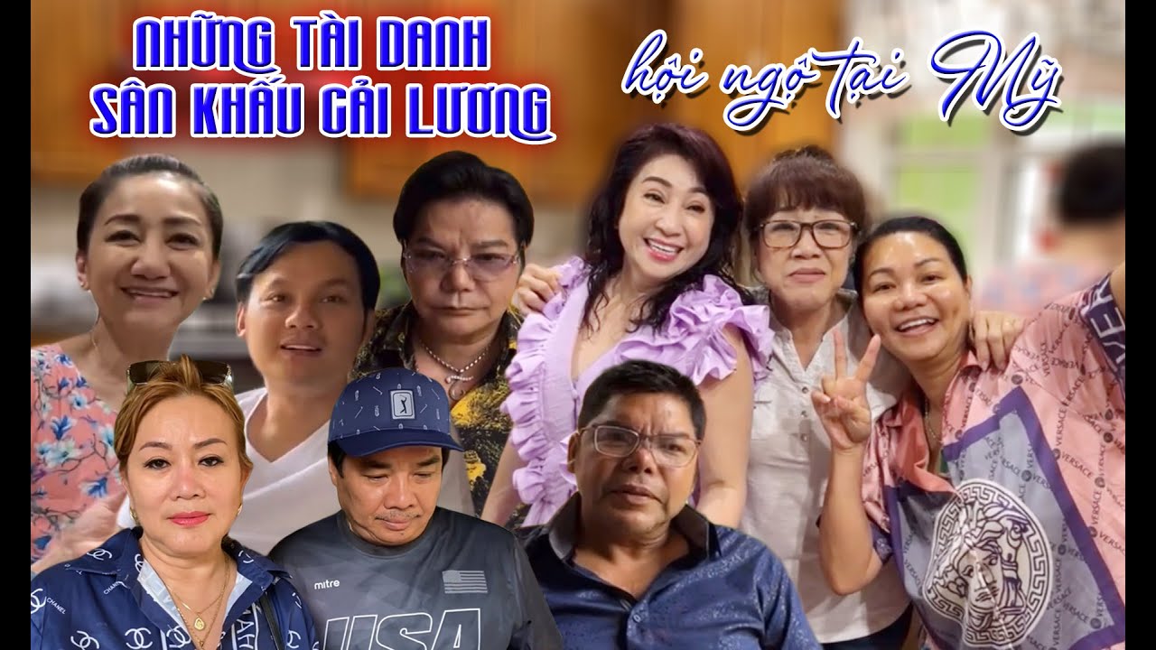 Thoại Mỹ hội ngộ NS Ngọc Đáng, Thanh Thanh Tâm, Phương Hồng Thuỷ, Ngọc Huyền, Cẩm Thu trên đất Mỹ