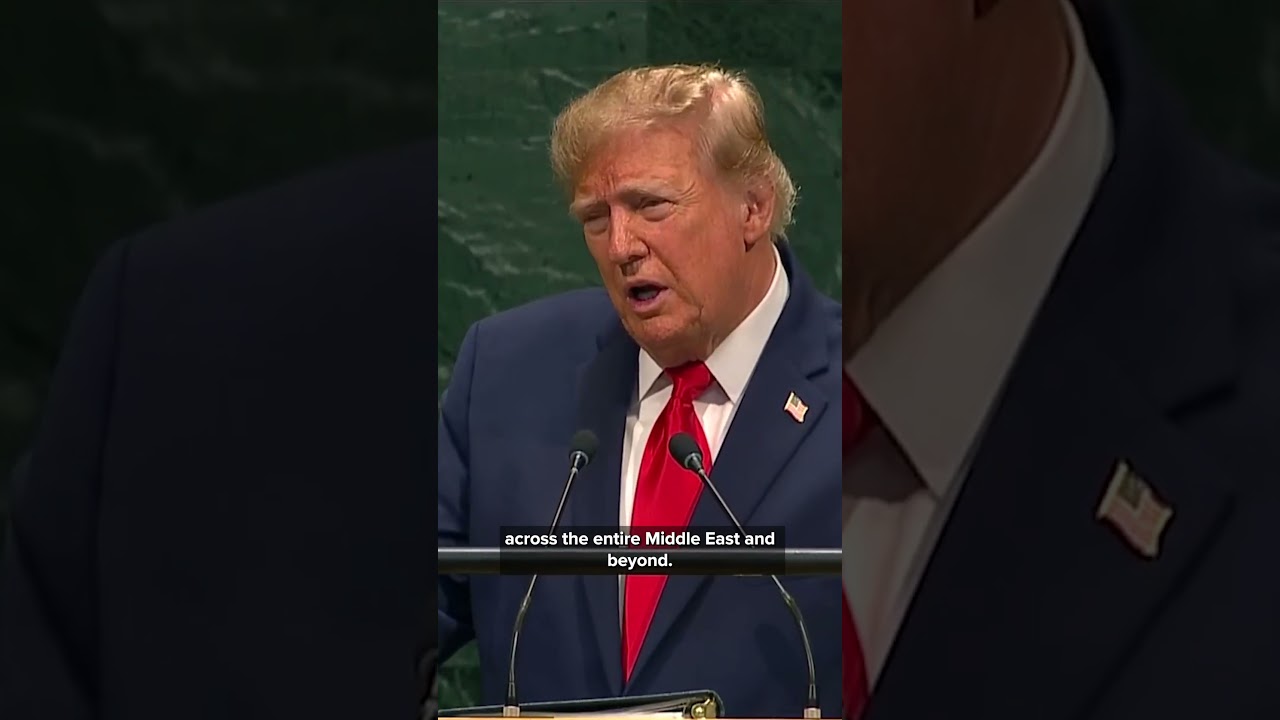 Трамп оправдывает войну с Ираном во время выступления в ООН