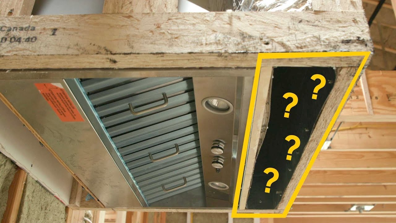 Make Up Air - Kitchen Hood in a tight new Build