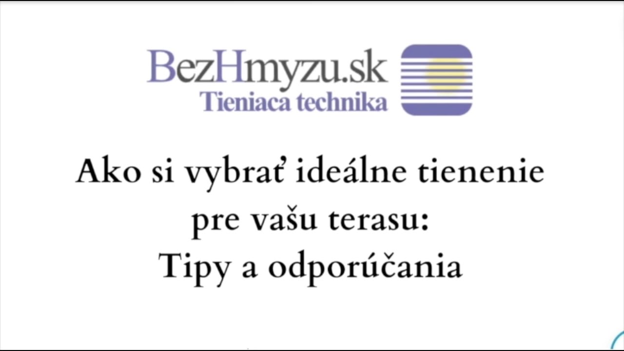 Ako si vybrať ideálne tienenie pre vašu terasu: Tipy a odporúčania