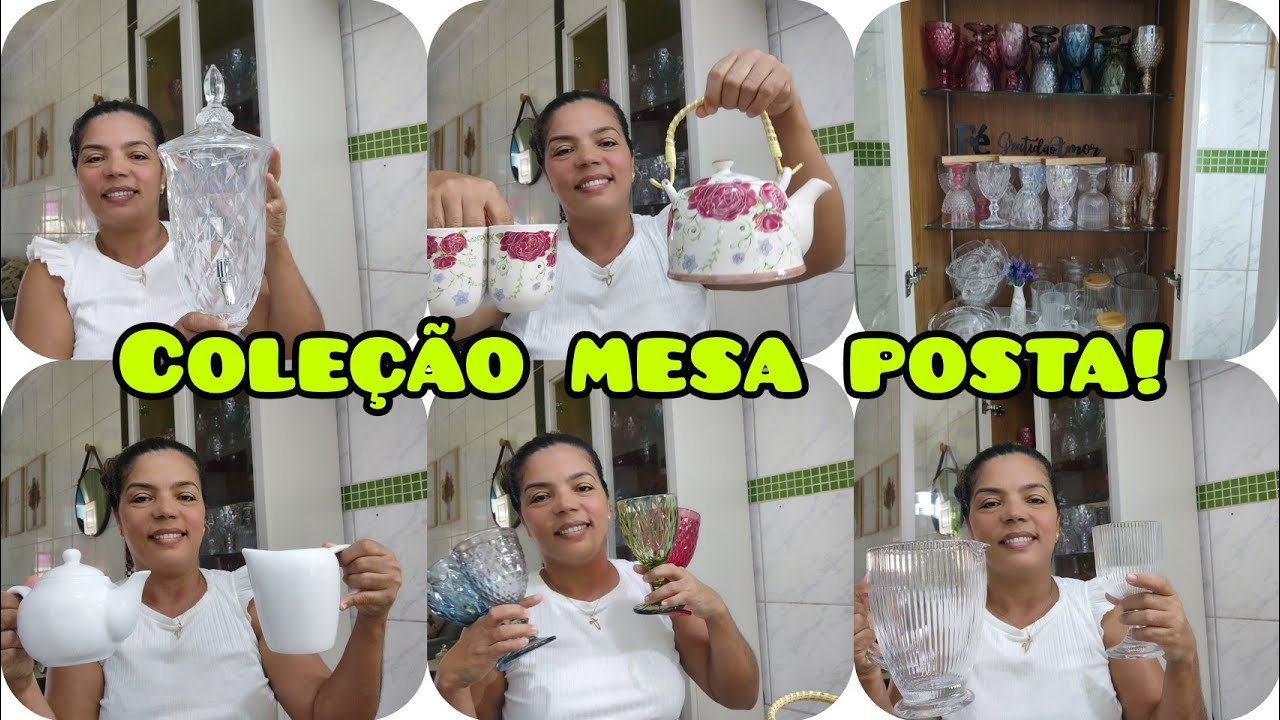 MINHA COLEÇÃO DE TAÇAS, COPOS, JARRAS E MUITO MAIS! PEÇAS LINDAS 🥰