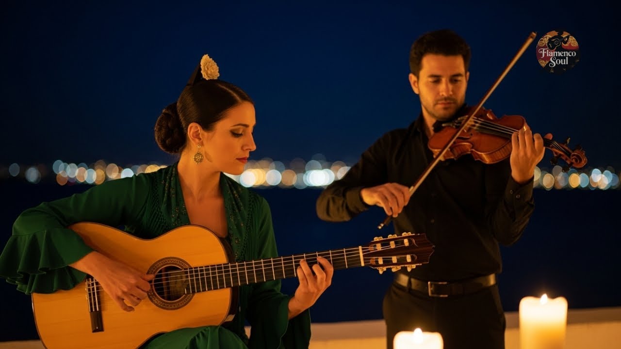 Spanish Flamenco & Violin — Emotional Strings at Night