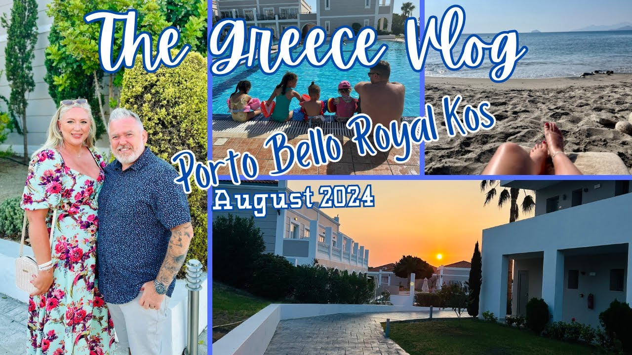 Семейный видеоблог о Греции, август 2024 г. #portobelloroyal #greece #kos #tui