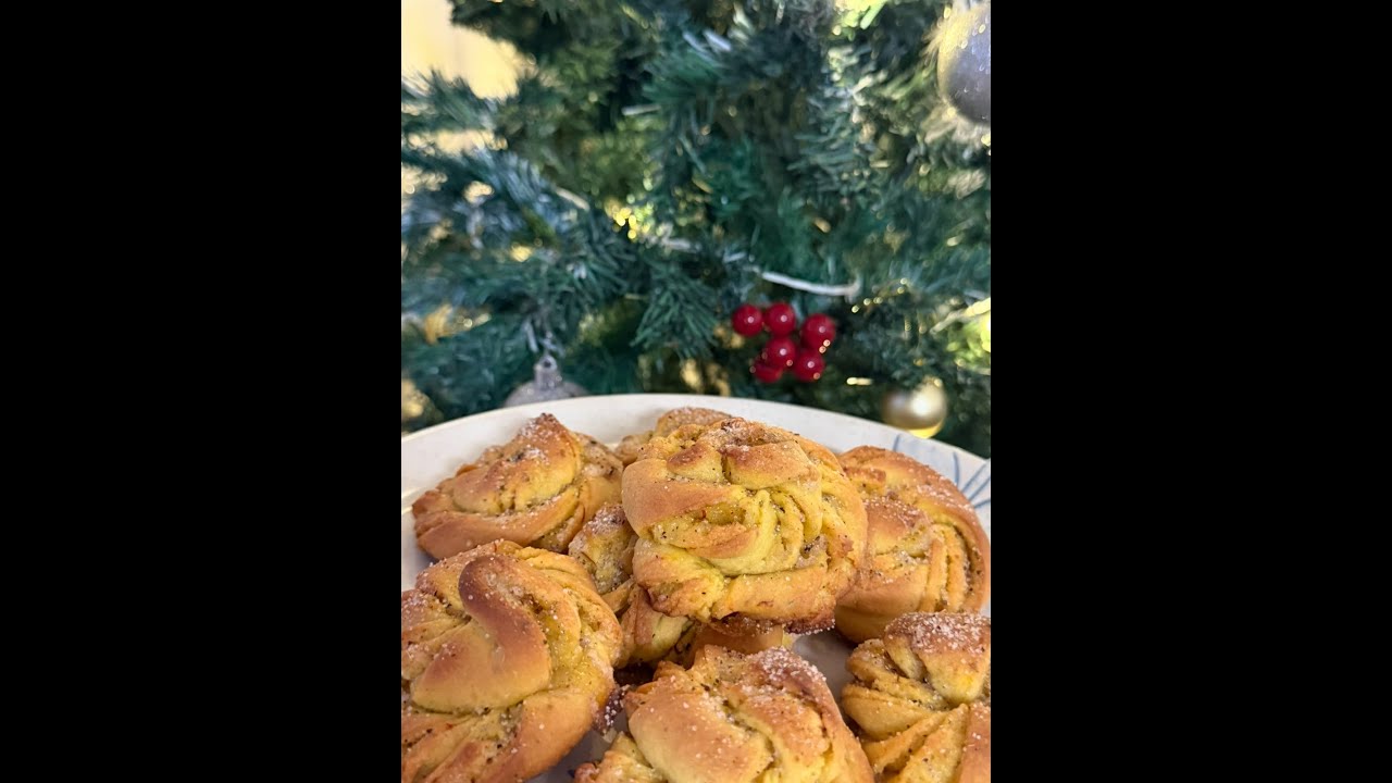 Swedish Cardamom Saffron Bun