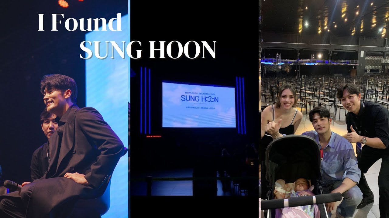 Brazil vlog - Fanmeeting com ator coreano #sunghoon
