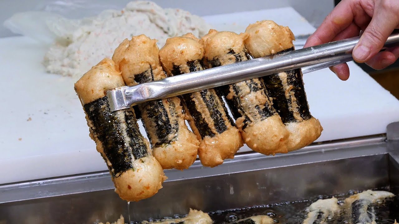 어묵달인 korean fish cake fried / korean street food