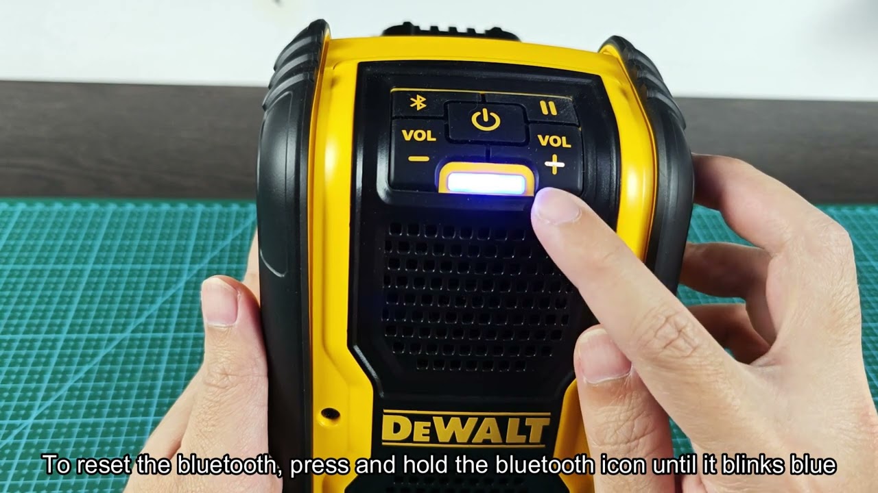 How To Reset DeWALT Bluetooth Speaker