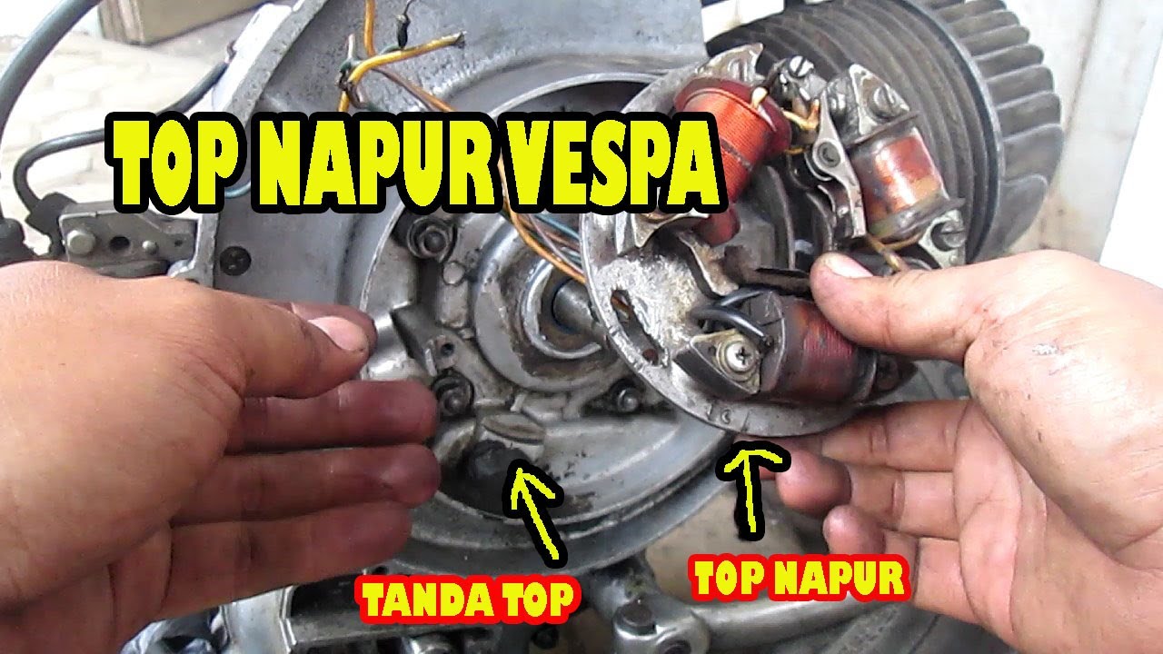 Cara setting top napur vespa super