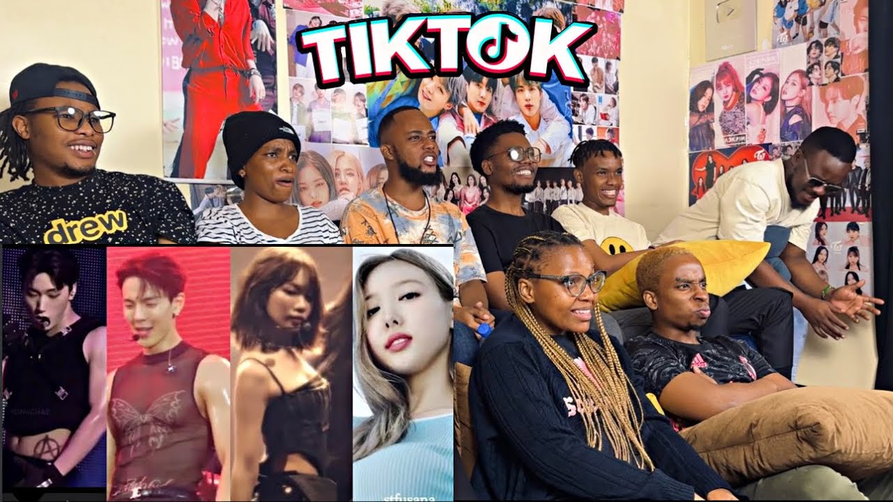 Африканцы показывают своим друзьям (новичкам) KPOP TikTok для @LennyLen (но это только моя версия...