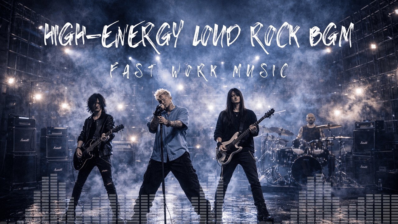 High-Energy Loud Rock BGM part 2 | Fast Work Music【作業用BGM】ラウドロック｜集中作業・テンションUPに最適