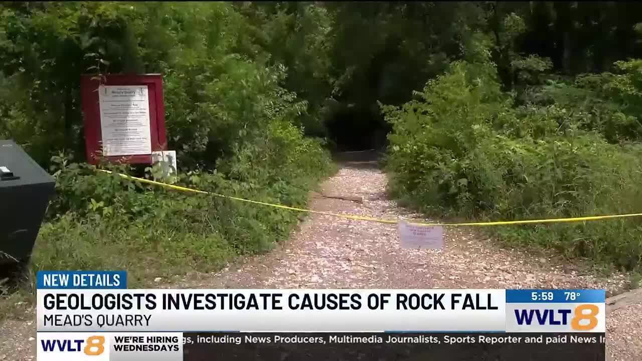 Geologists explain what likely caused rockfall at Mead&rsquo;s Quarry