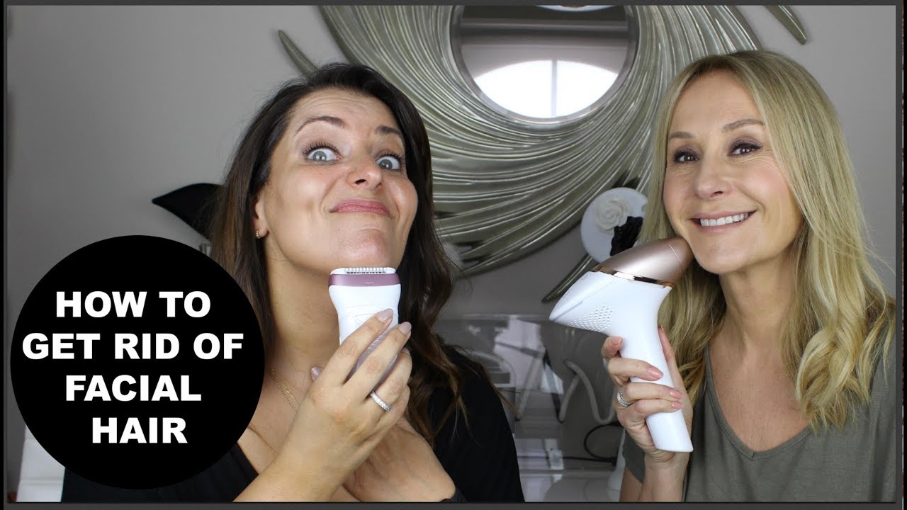 HOW TO GET RID OF FACIAL HAIR - NADINE BAGGOTT