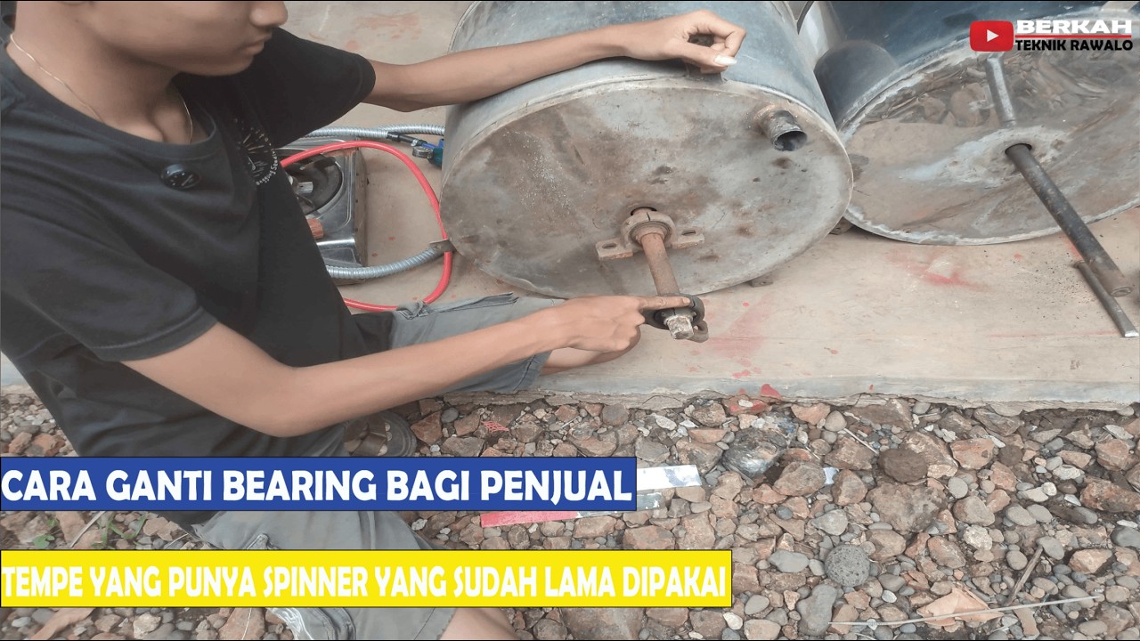 TUTORIAL BAGI PENGGUNA MESIN SPINNER YANG BINGUNG CARA UNTUK PERGANTIAN BEARING/LAHER