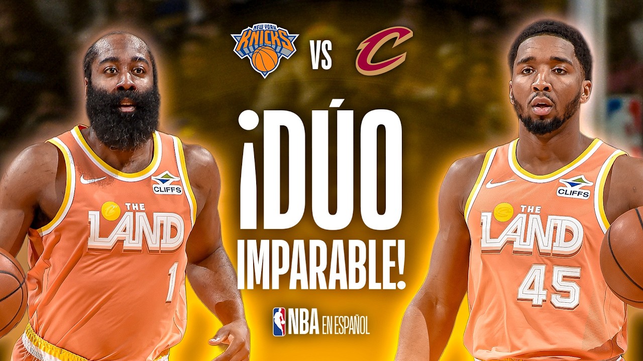 ¡JAMES HARDEN y DONOVAN MITCHELL brillan para vencer a New York Knicks!