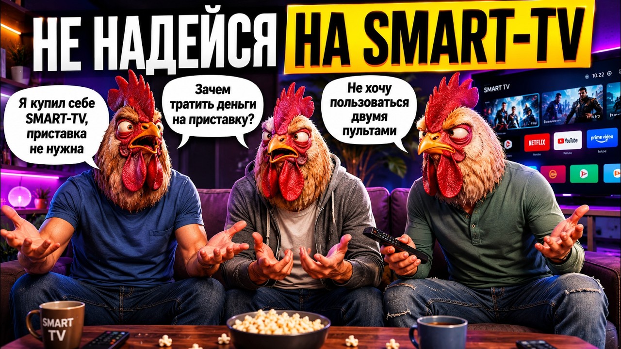 КУПИЛ ТВ НА ЧИСТОМ АНДРОИДЕ? Ты жестко ПОПАЛ! Разнос встроенного Smart TV.