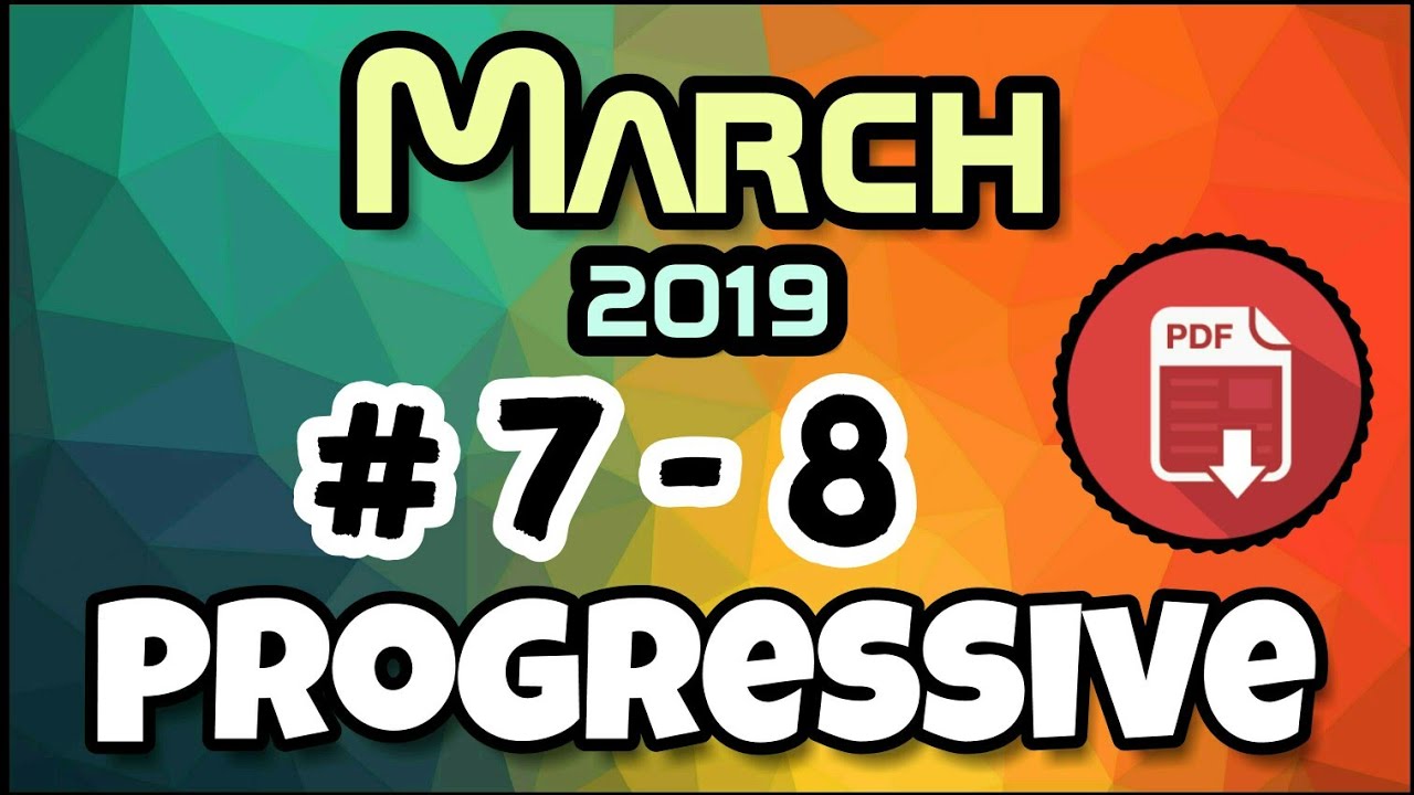 # 7 - 8 | 90 wpm | Progressive Shorthand | March 2019