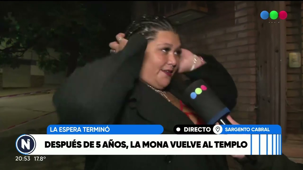 Sargento Cabral:  después de 5 años, La Mona vuelve al templo