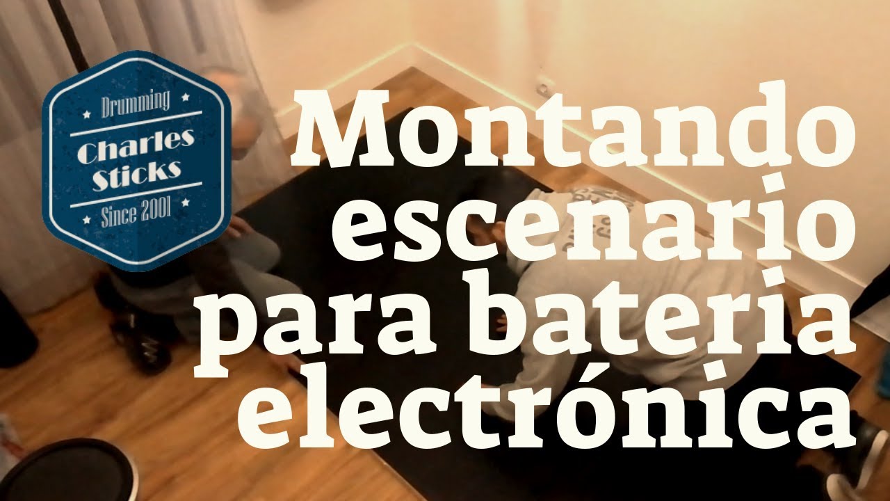 🔨🔨 CREO un ESCENARIO para BATERIA ELECTRONICA en CASA  [¡¡FUNCIONA!!] 😲😲😲😲