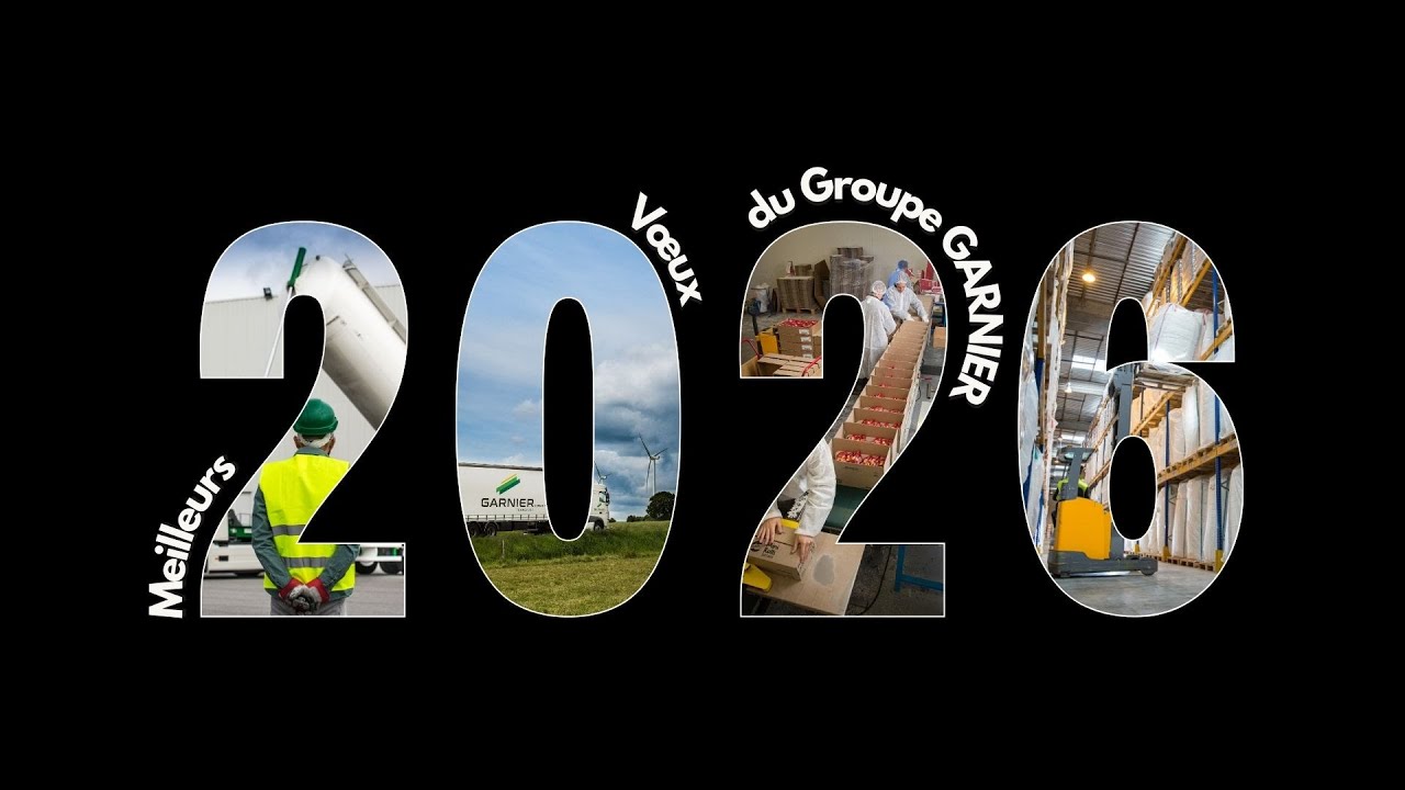 Le Groupe GARNIER vous souhaite une bonne année 2026 !