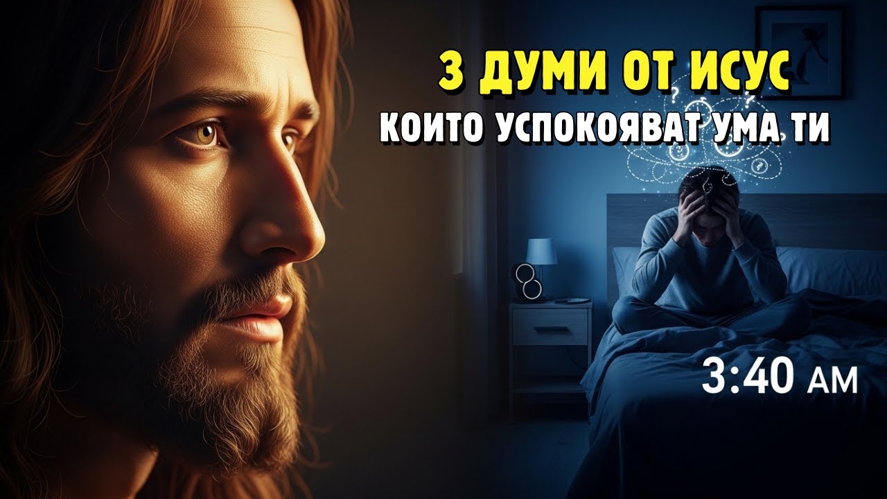 Решението на Исус с 3 думи за прекаленото мислене — това, което психиатрите не ти казват