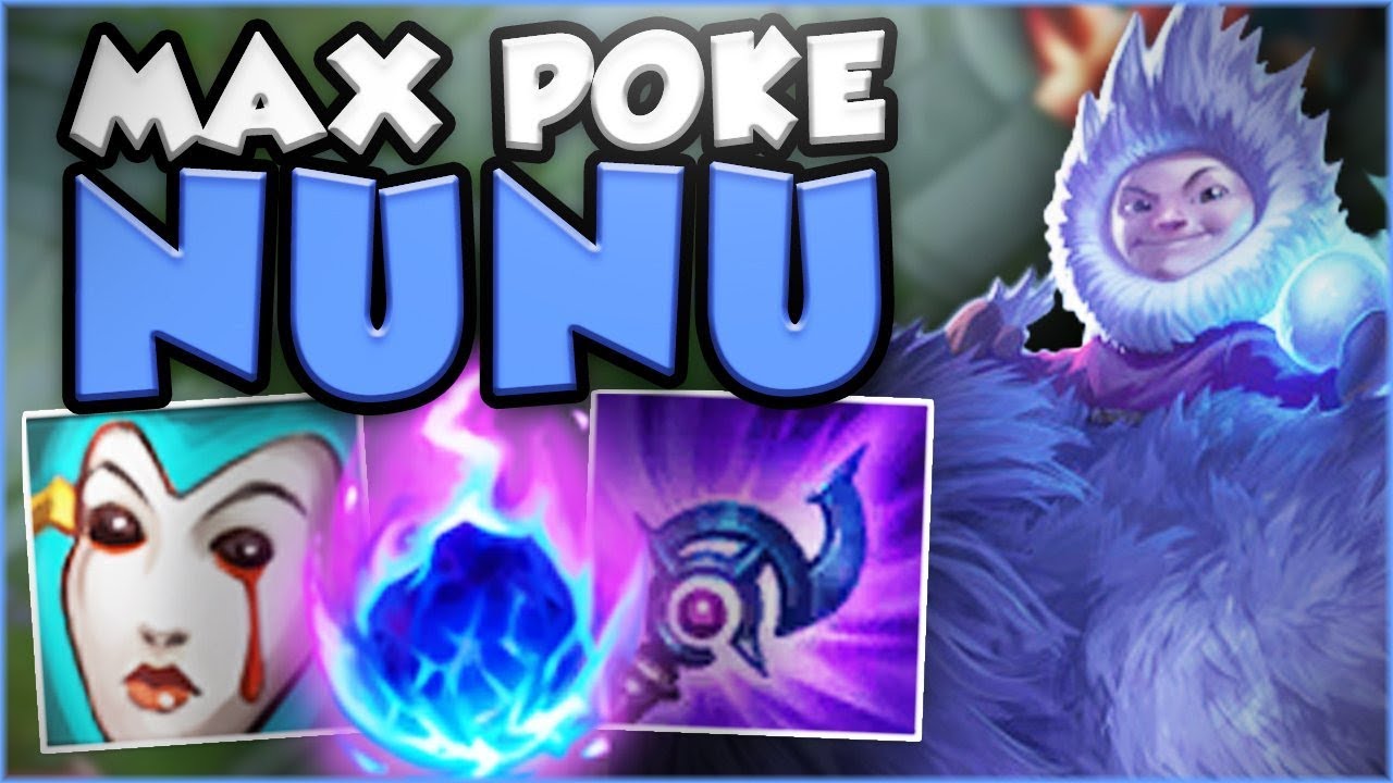 THIS NEW MAX POKE NUNU BUILD IS SO CHEESE IN TOP! NEW NUNU TOP GAMEPLAY SEASON 8! League of Legends