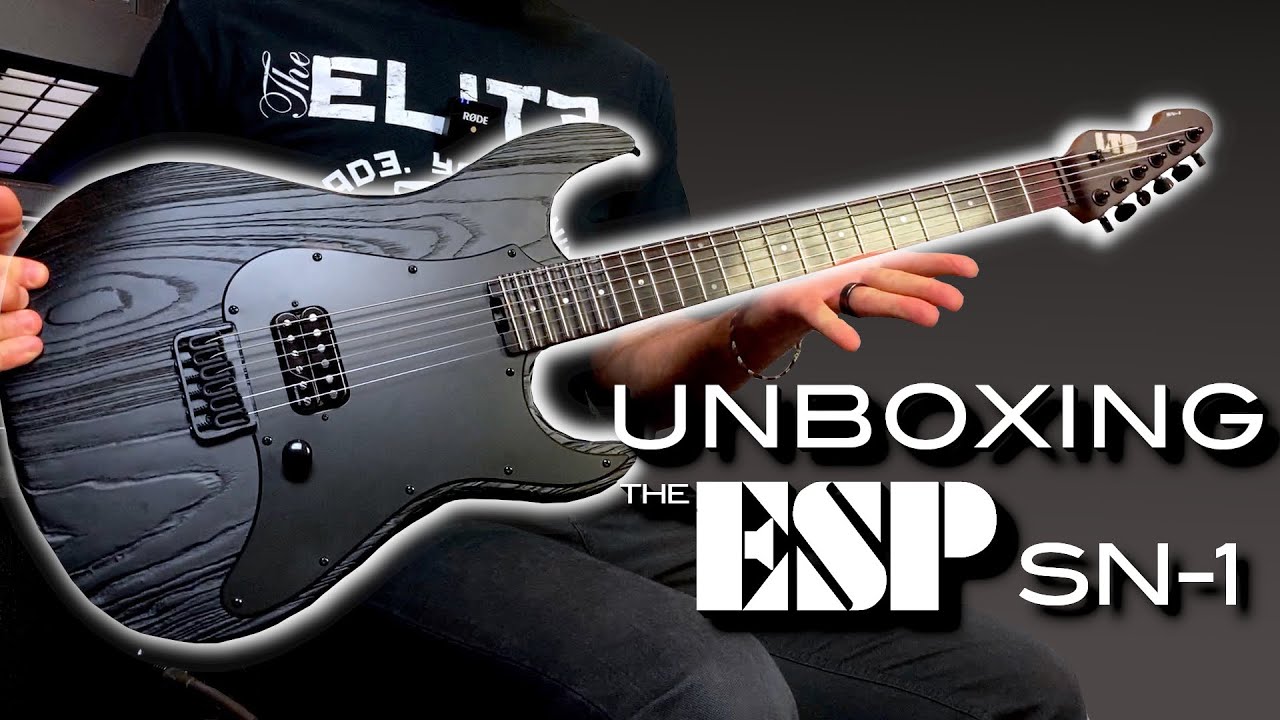 🎸Распаковка нового ESP LTD SN-1