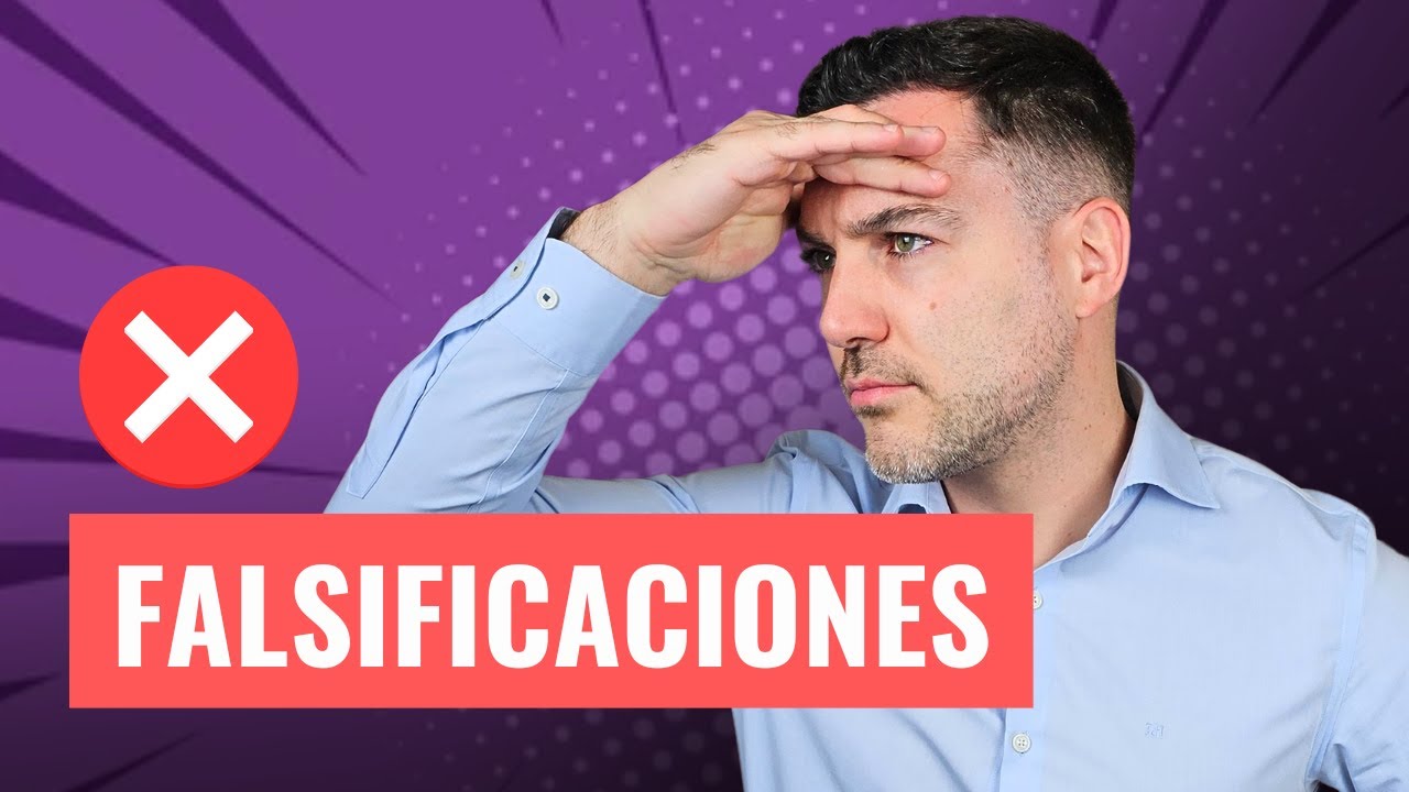 Qué son las FALSIFICACIONES (explicado por Abogado)