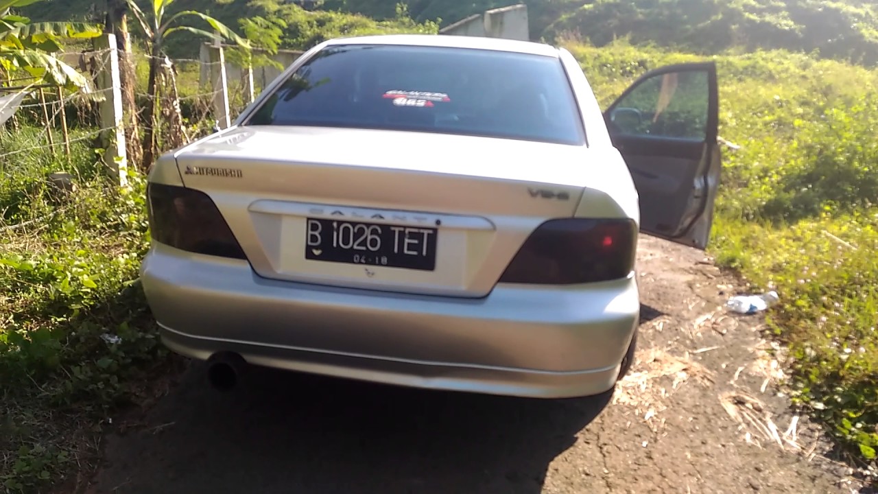 Mitsubishi Galant 2.5 V6 start up & exhaust sound