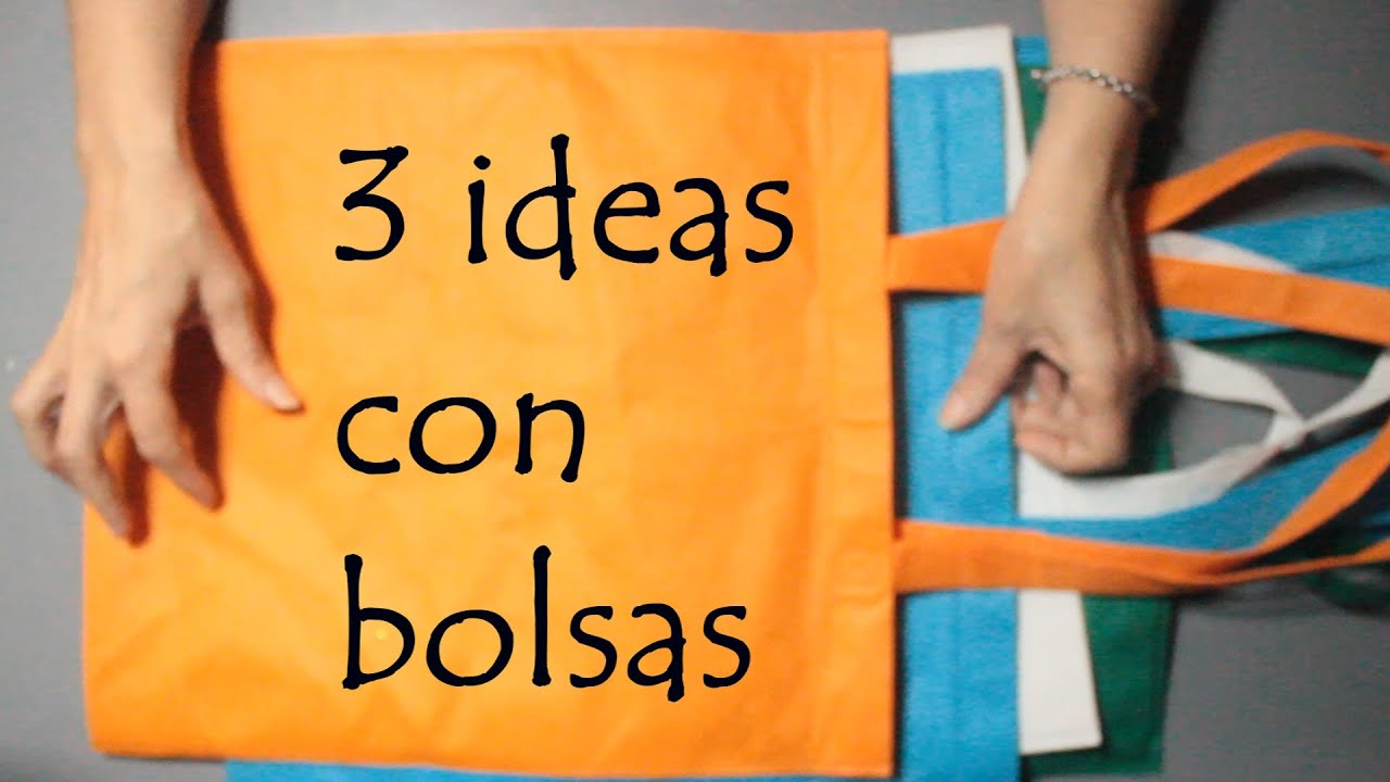 ♻ 3 MANUALIDADES  para VENDER y AHORRAR con BOLSAS!!🌼 Ideas de RECICLAJE 💕Arte en casa