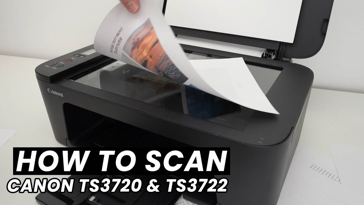 Как использовать сканер Canon Pixma TR3720 / TR3722