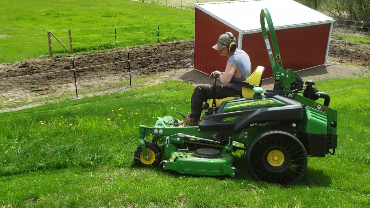 Обзор нового дизельного трактора John Deere Z994R Ztrak Zero Turn