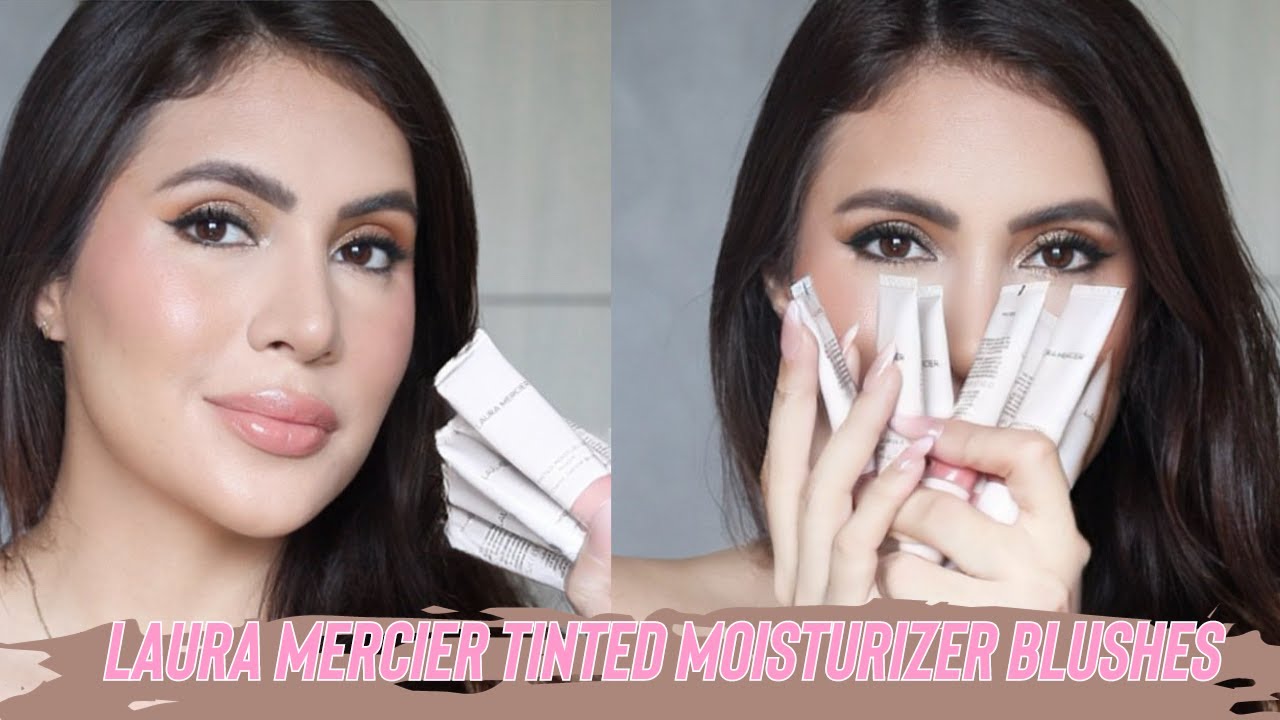 LAURA MERCIER TINTED MOISTURIZER BLUSHES : FACE SWATCHES, REVIEW AND DEMO #blush
