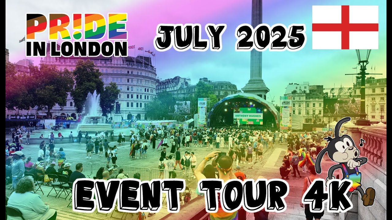 London Pride 2025 - 4K Walking Tour ☁️