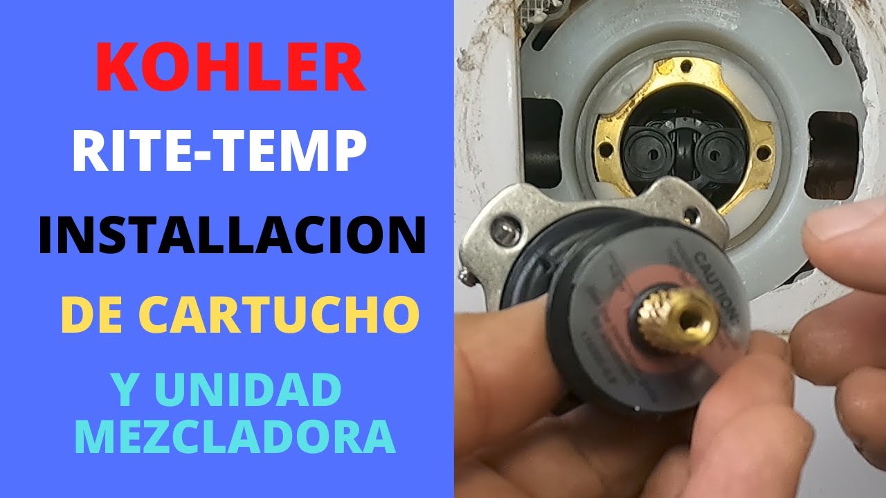 Замена картриджа KOHLER RITE TEMP и блока балансировки давления