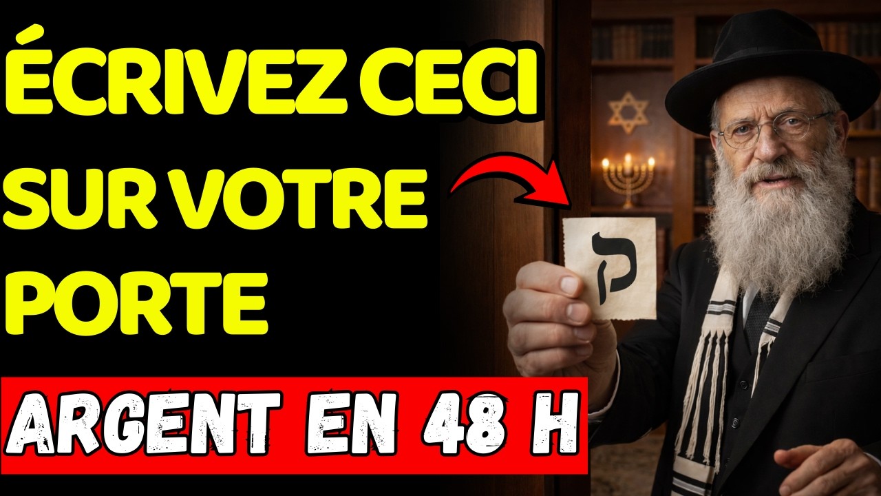 LA SEULE LETTRE HÉBRAÏQUE À ÉCRIRE SUR LA PORTE : premiers signes en 48 h
