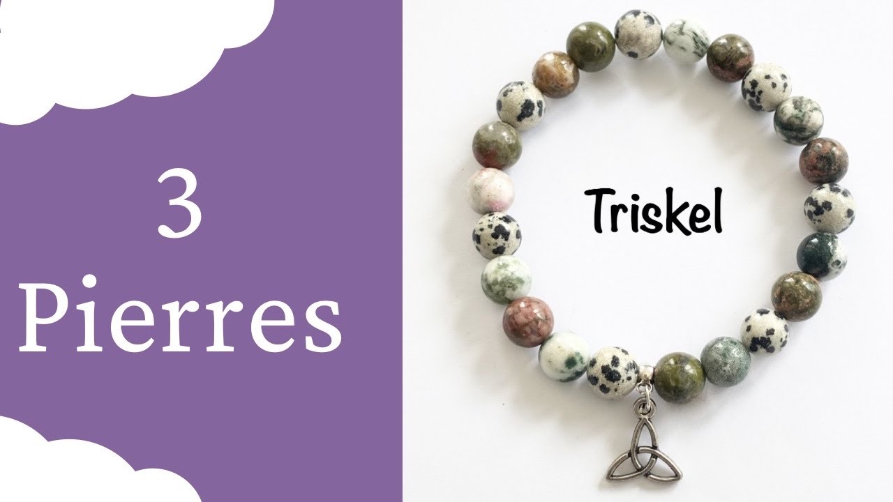 Trisquel / Triskel - Symbole spirituel de Protection : Quelle Pierre ou Bracelet en Lithothérapie