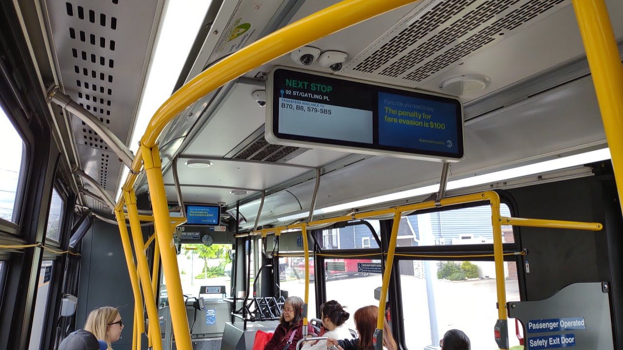 MTA NYCT Bus: Onboard 2019 NovaBus LFS #8718 On The S53
