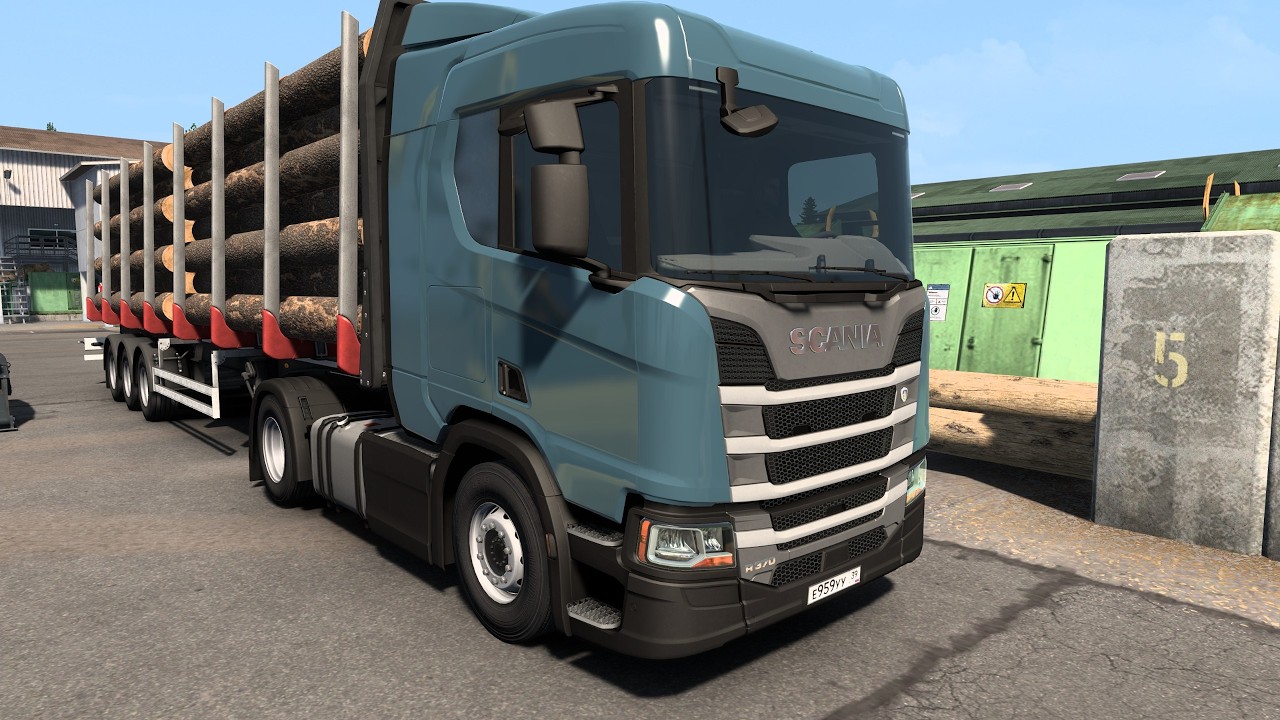 Scania R Normal Roof 原木(24公噸) 維堡 至 科沃拉 #ets2 #歐卡2  #eurotrucksimulator2  #歐洲卡車模擬2