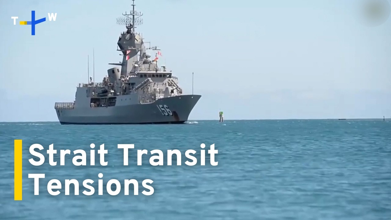 Australian Warship Transits Taiwan Strait｜TaiwanPlus News