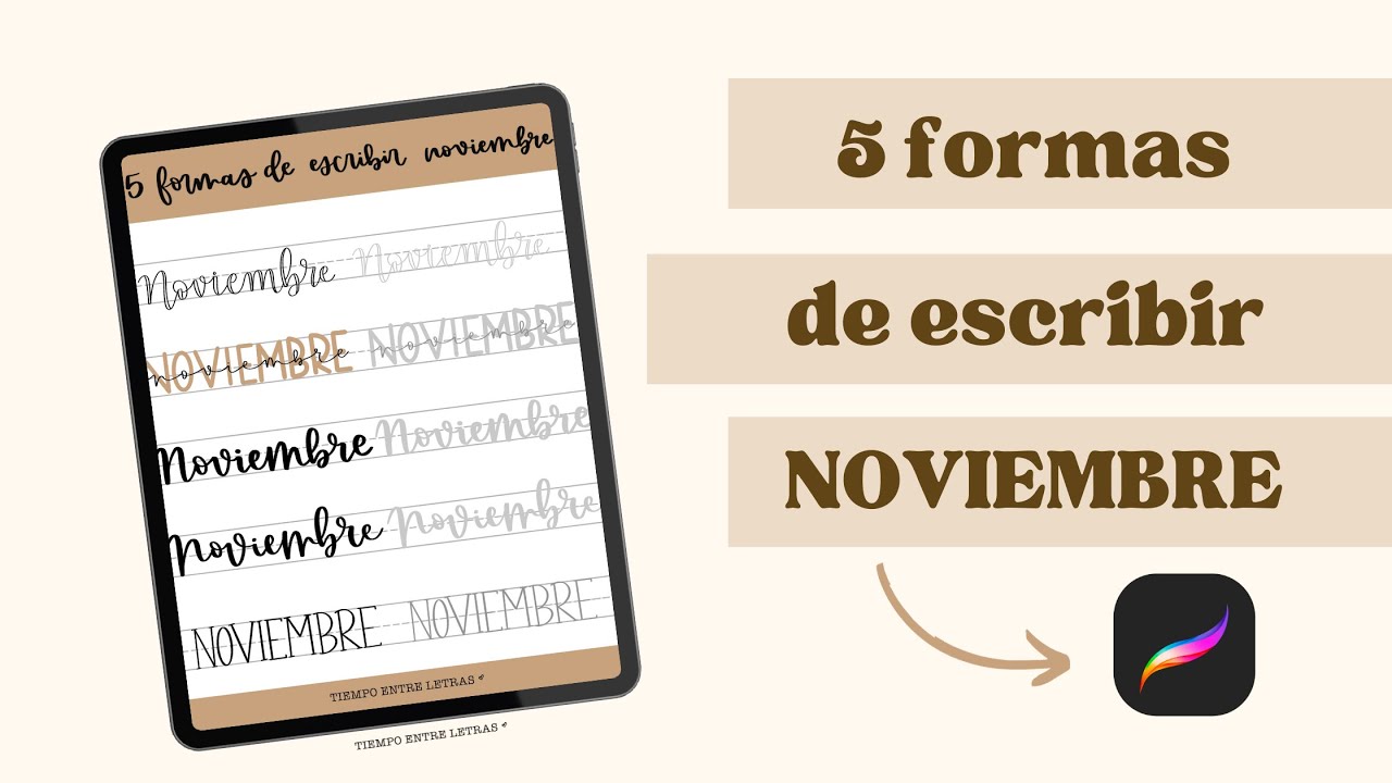 Aprende lettering con esta plantilla gratis🖌️✨