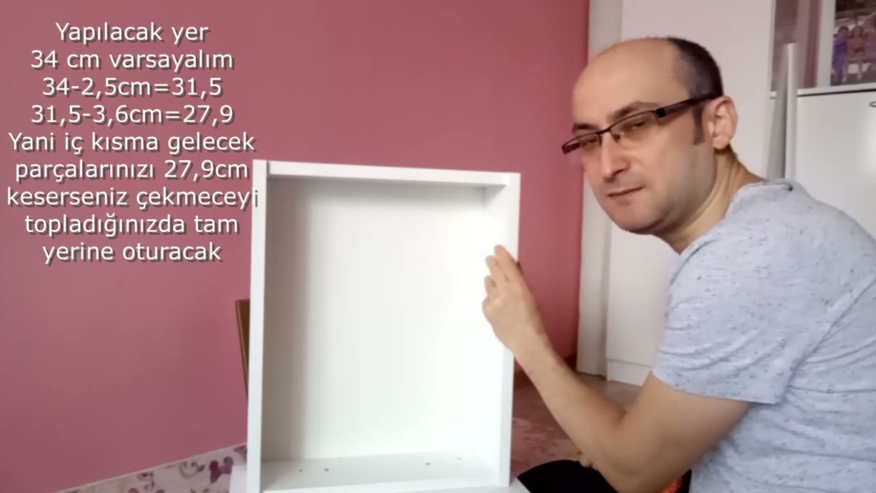 DOLAP ÇEKMECE MONTAJI VE RAYLAR HAKKINDA ÖNEMLİ BİLGİLER